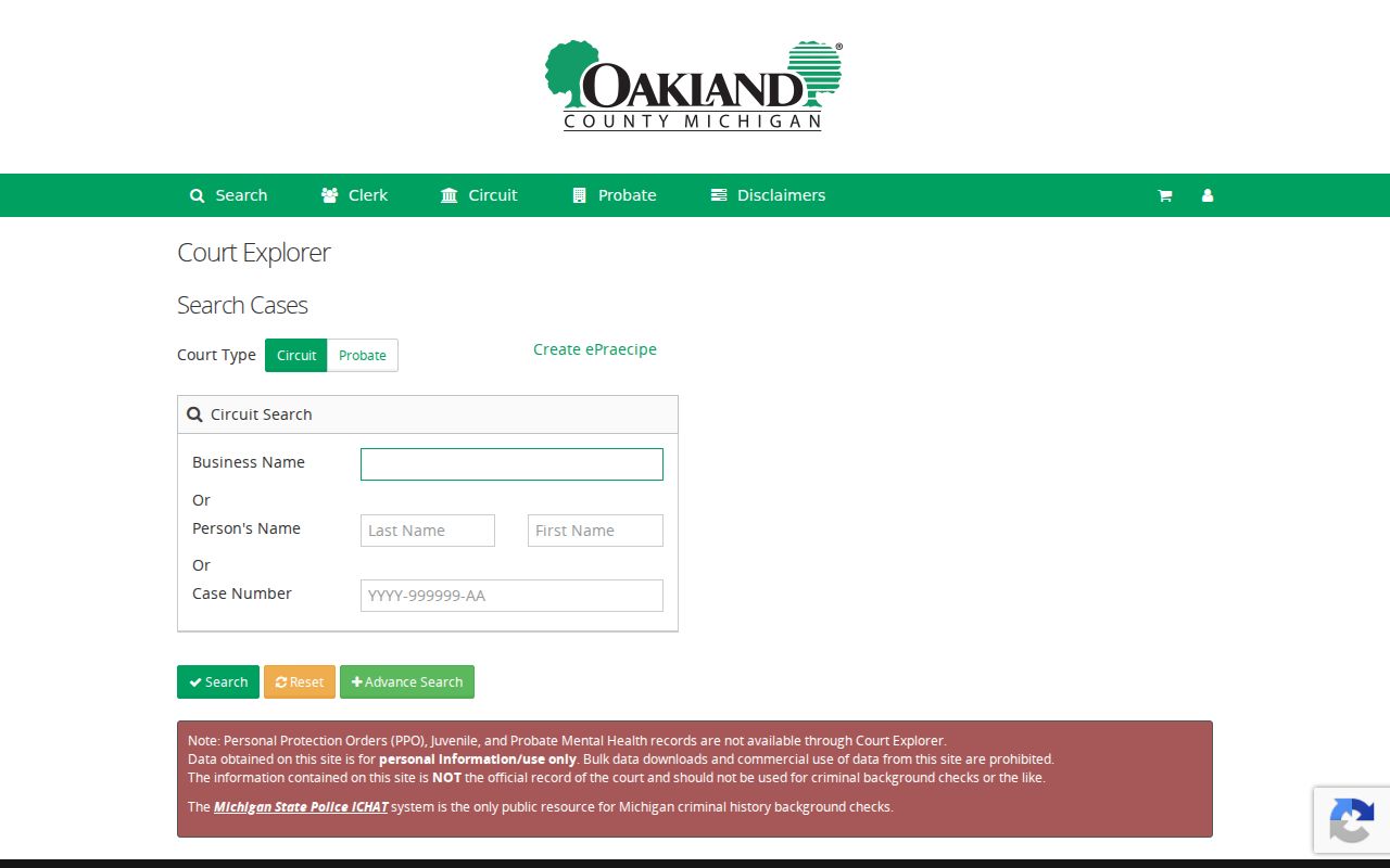 Oxford Township residents directory Oakland Court Explorer search