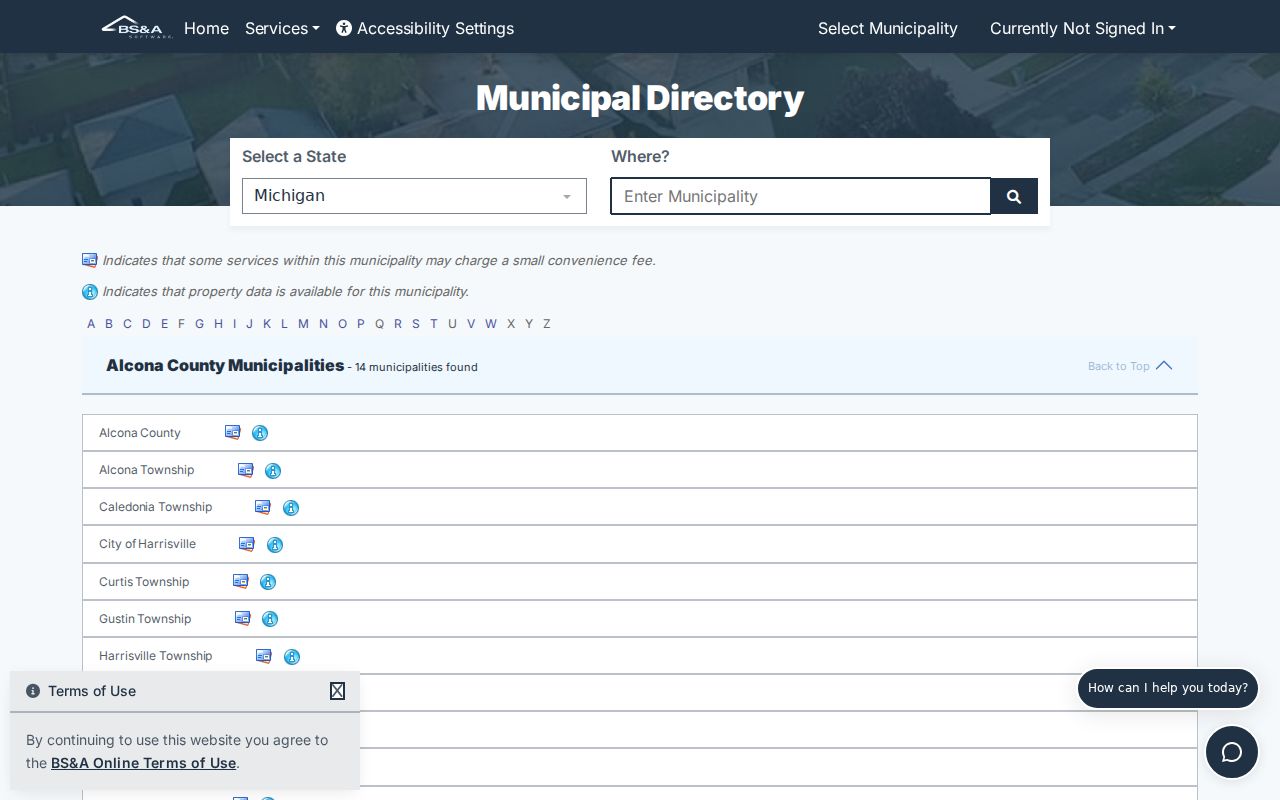 Oxford Township residents directory assessing search by address and parcel