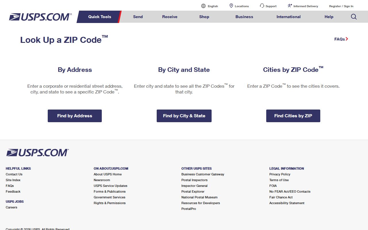Oxford Township ZIP code directory USPS address lookup